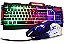 Kit Gamer Teclado E Mouse LED RGB Semi Mecânico Com Mousepad BK-G3000 Exbom - Imagem 7