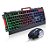 Kit Gamer Teclado E Mouse LED RGB Semi Mecânico Com Mousepad BK-G3000 Exbom - Imagem 8