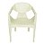 Kit Mesa Quadrada Monobloco Branca Com 4 Cadeiras DIAMOND - Imagem 3