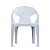 Cadeira Poltrona Apoio de Braço Plástica Futurista DIAMOND - Imagem 10