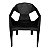 Cadeira Poltrona Apoio de Braço Plástica Futurista DIAMOND - Imagem 1