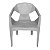 Cadeira Poltrona Apoio de Braço Plástica Futurista DIAMOND - Imagem 4