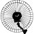 Ventilador De Parede 60Cm 160W Bivolt Twister Cores Arge - Imagem 2