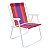 Cadeira Alta Para Praia Dobrável Aço Colorida MOR - Imagem 19