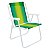 Cadeira Alta Para Praia Dobrável Aço Colorida MOR - Imagem 25