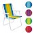 Cadeira Alta Para Praia Dobrável Aço Colorida MOR - Imagem 1