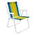 Cadeira Alta Para Praia Dobrável Aço Colorida MOR - Imagem 7