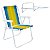 Cadeira Alta de Praia Dobrável em Aço + Suporte de Cadeiras MOR - Imagem 2
