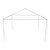 Tenda Gazebo 2x2m Cobertura em Polietileno Branco Belfix - Imagem 5