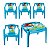 Kit Mini Mesa Infantil + 4 Cadeira Plástica Heroi Maravilha - Imagem 3