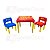 Mesa Educativa Infantil Didática Com Duas Cadeiras Tritec - Imagem 2