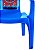 Cadeira Infantil Poltrona Plástica Homem Aranha Azul Arqplast - Imagem 2