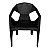 Conjunto Mesa Monobloco Com 4 Cadeiras Diamond Preta - Imagem 3