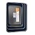 Conjunto de Assadeiras Altas Antiaderentes Interno 3Un Mr. Cook - Imagem 2