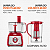 Multiprocessador Turbo Chef 7 em 1 Vermelho Mondial - Imagem 4