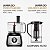 Multiprocessador Turbo Chef 5 Em 1 Cor Preto 110v  Mpn-01-b Mondial - Imagem 3