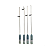 Kit Vara Suspensão Compatível Lavadora Electrolux LTD15 LA15 - Imagem 1
