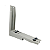 Suporte 600mm 6 Furos Zincado - Imagem 2