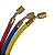 Mangueira Manifold 90cm R12 R22 R134a R404 R502 Friven - Imagem 4