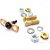 Kit de Contatos para Reparo em Contator (ou Contactora) SW80 Curtis ou Similares - Imagem 1