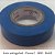 Fita isolante cor Azul PVC 600 volts Profissional para instalações elétricas e automação. - Imagem 2