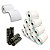 Kit 20 Rolos Etiqueta 10x15 100x150 Couche Serrilha + 10 Ribbons Cera - Imagem 1