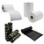 Kit 2 Rolos Etiqueta 10x15 100x150 Couche Serrilha + 1 Ribbons Cera - Imagem 4