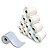 10 Rolos Etiqueta Adesiva 10x5 100x50 Couche - Imagem 1
