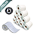 10 Rolos Etiqueta 10x3 100x30 Couche Adesiva - Imagem 2
