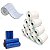 Kit 10 Rolos Etiqueta 10x3 100x30 Couche Adesiva + 5 Ribbons Cera - Imagem 1