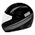 Capacete Sky Apolo Preto Brilho, Transf Cinza 62 - Imagem 2