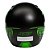 Capacete Sky Apolo Preto Fosco, Transf Verde 56 - Imagem 3