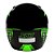 Capacete Sky Apolo Preto Brilho, Transf Verde 62 - Imagem 4