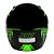 Capacete Sky Apolo Preto Brilho, Transf Verde 56 - Imagem 4