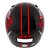 Capacete Sky Antares Preto Brilho, Transf Vermelho 62 - Imagem 3