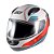 Capacete Sky Two Anos 90 Branco Brilho Transf Azul/vermel 62 - Imagem 4