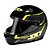 Capacete Sky Gamma Preto Brilho Transf Verde/amarelo 62 - Imagem 2