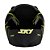 Capacete Sky Gamma Preto Brilho Transf Verde/amarelo 60 - Imagem 3