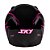 Capacete Sky Gamma Preto Brilho Transf Rosa 62 - Imagem 2