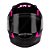 Capacete Sky Gamma Preto Brilho Transf Rosa 60 - Imagem 5