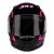 Capacete Sky Gamma Preto Brilho Transf Rosa 60 - Imagem 5