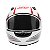 Capacete Sky Apolo Branco C/ Transfer Chumbo C/ Vermelho 60 - Imagem 3