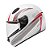 Capacete Sky Apolo Branco C/ Transfer Chumbo C/ Vermelho 60 - Imagem 2