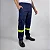 Calça De Uniforme Brim Com Faixa Refletiva - Imagem 2