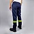 Calça De Uniforme Brim Com Faixa Refletiva - Imagem 5