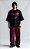 Camiseta Quadro Creations Piquet Playsolitaire Oversized Raglan Preto - Imagem 7