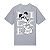 Tee High Mickey Script Heather Grey - Imagem 1