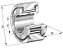 Rolo De Apoio Com Guia Axial NUTR1542 Medidas:15x42x18mm - Imagem 3