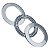 Rolamento Axial Coroa De Agulha AXK1528 + Disco Axial AS1528 - Imagem 2