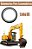 Rolamento Axial De Esferas De Contato Angular BA230 Medidas: 230x310x27/38mm - Imagem 3